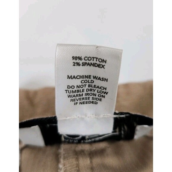 Loft Women's Camel Corduroy Pants Size 12 Wide Leg Marisa Ann Taylor - Picture 10 of 12